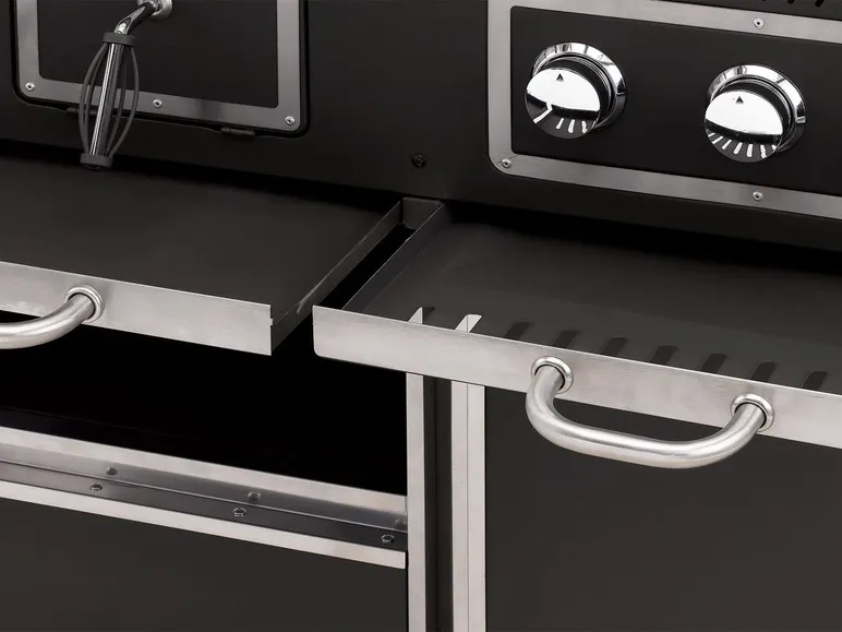 tepro Kohle-Gas-Grill »Toronto Kombi«, 8,7 kW Leistung, 3 Edelstahlbrenner, 2 Ablagen