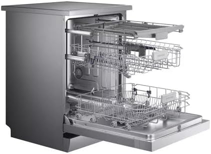 Samsung DW60M6050FS Geschirrspüler, freistehend, 14 Gedecke, A++, Edelstahl, maximal 60 cm, berührungsempfindliche Tasten, LED