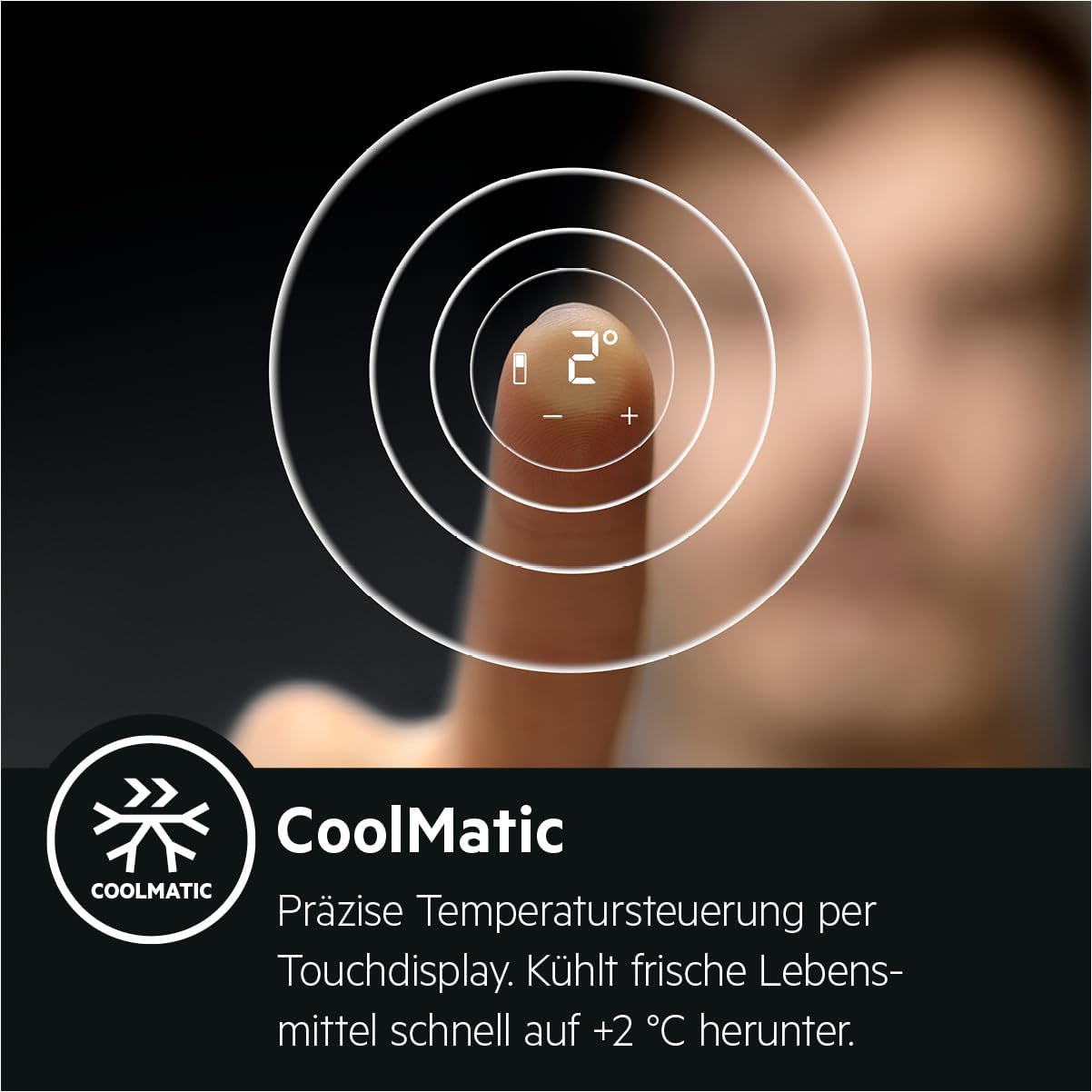 AEG TSK5O881ES Built-In Fridge / 880 mm / 142 L/Tow Door/E