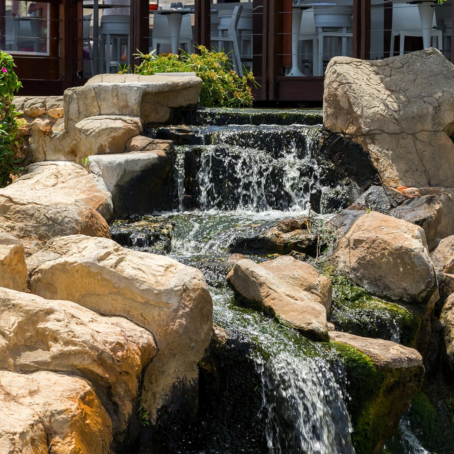 esotec Solar Bachlaufset 70 3400 PRO, Komplettset, Bachlaufpumpe 3400l/h, Solarmodul 70Wp, Erdspieß, Teichpumpe, DIY Solarbrunnen, Wasserspiel, Komplettset, 3m 101966