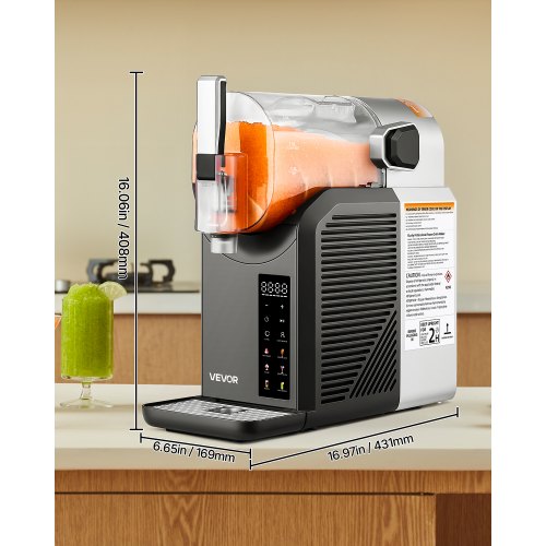 2L Slush-Maschine Gefrorener Getränkebereiter Zuhause Selbstreinigung
