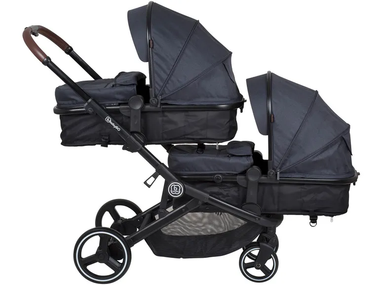 Geschwister-Kinderwagen »Twiner«, mit Babywannen und Sportsitzen