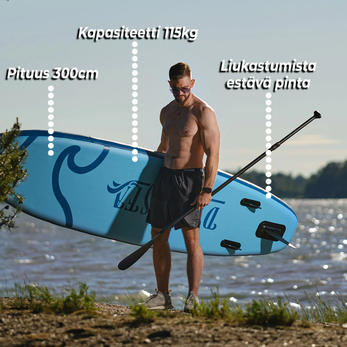 Deep Sea 2 x SUP Board Set Kajak Pro 300cm