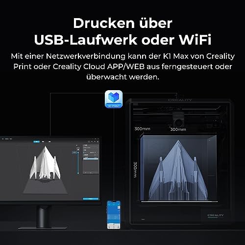 Creality K2 Plus Combo 3D-Drucker, 16-Farben Multimaterial-Druck, 350³mm XXL-Bauraum, Servo-Direktantrieb, Dual-KI-Kameras, Ultra-Leise <45dB, Aktive Heizkammer, RFID/WLAN (Industrie 4.0)