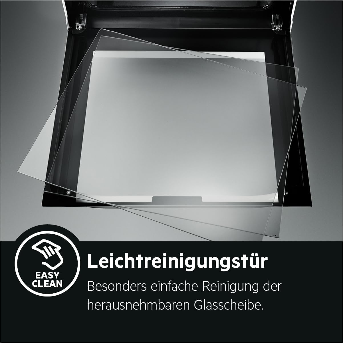 AEG Standherd mit Glaskeramik-Kochfeld 60 cm/Bräterzone/Mehrkreiskochzone/Versenkknebel/Touch-Bedienung/Grillfunktion/Display mit Uhr/A / CCB644OCBM