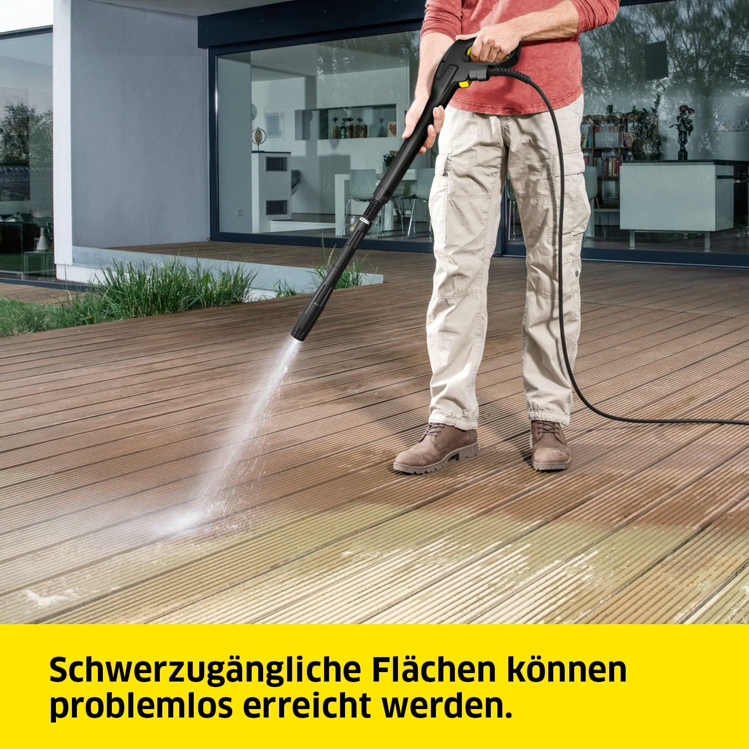 Krcher Hochdruckreiniger K 7 Premium Power Home, Druck: 180 bar, Durchfluss: 600 l/h, Flchenleistung: 60 m/h, Leistung: 3.000 W, Schlauchtrommel, mit Pistole, Dreckfrser, Strahlrohr
