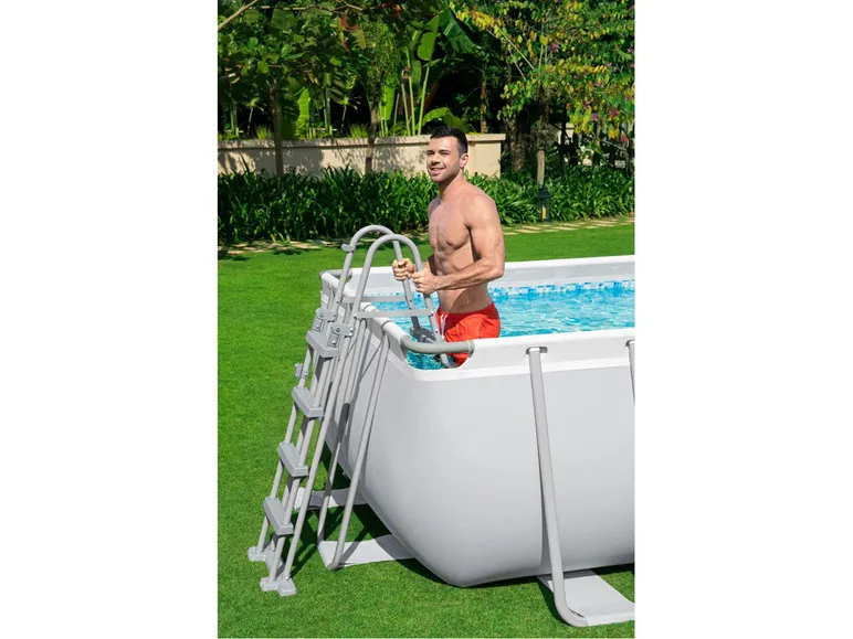 Power Steel™ Frame Pool Komplett-Set, eckig