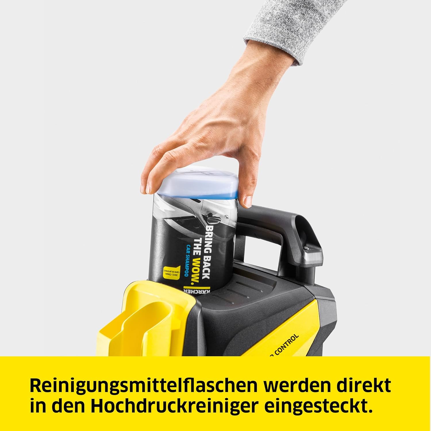 Kärcher Hochdruckreiniger K 5 Power Control, Druck: max. 145 bar, Fördermenge: 500 l/h, Flächenleistung: 40 m²/h, Wasserfilter, Gewicht: 13 kg, Hochdruckschlauch und -pistole, Dreckfräser, Strahlrohr