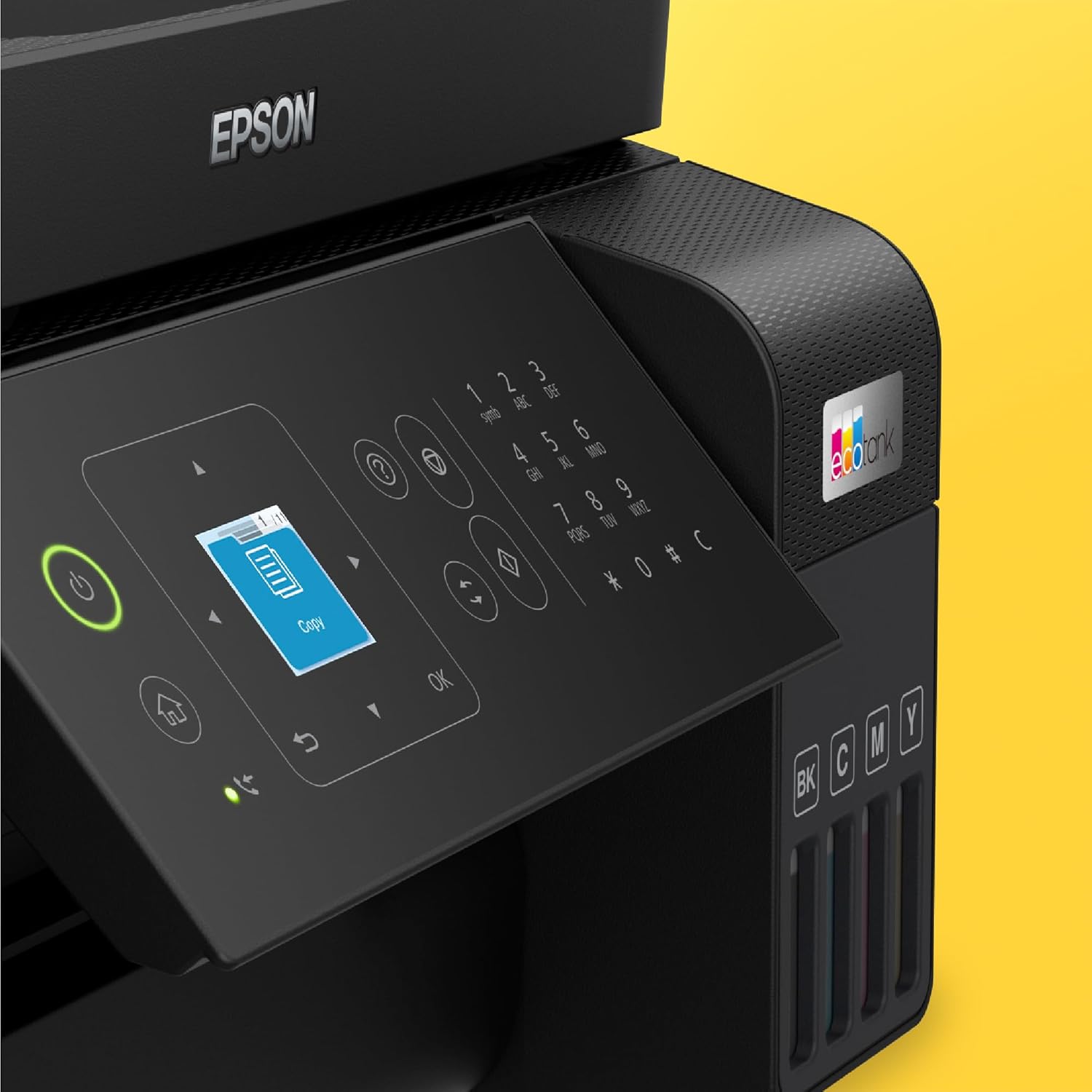 Epson EcoTank ET-4800 A4-Multifunktions-Wi-Fi-Tintentankdrucker, mit einem im Lieferumfang enthaltenen Vorrat an Tinten bis zu 3 Jahren