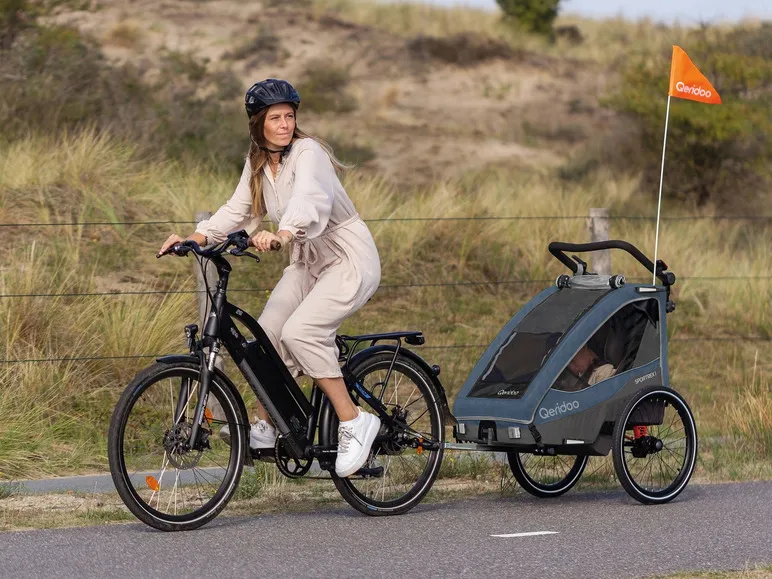 Fahrradanhänger »Sportrex 1 Limited Edition«, Ocean Blue