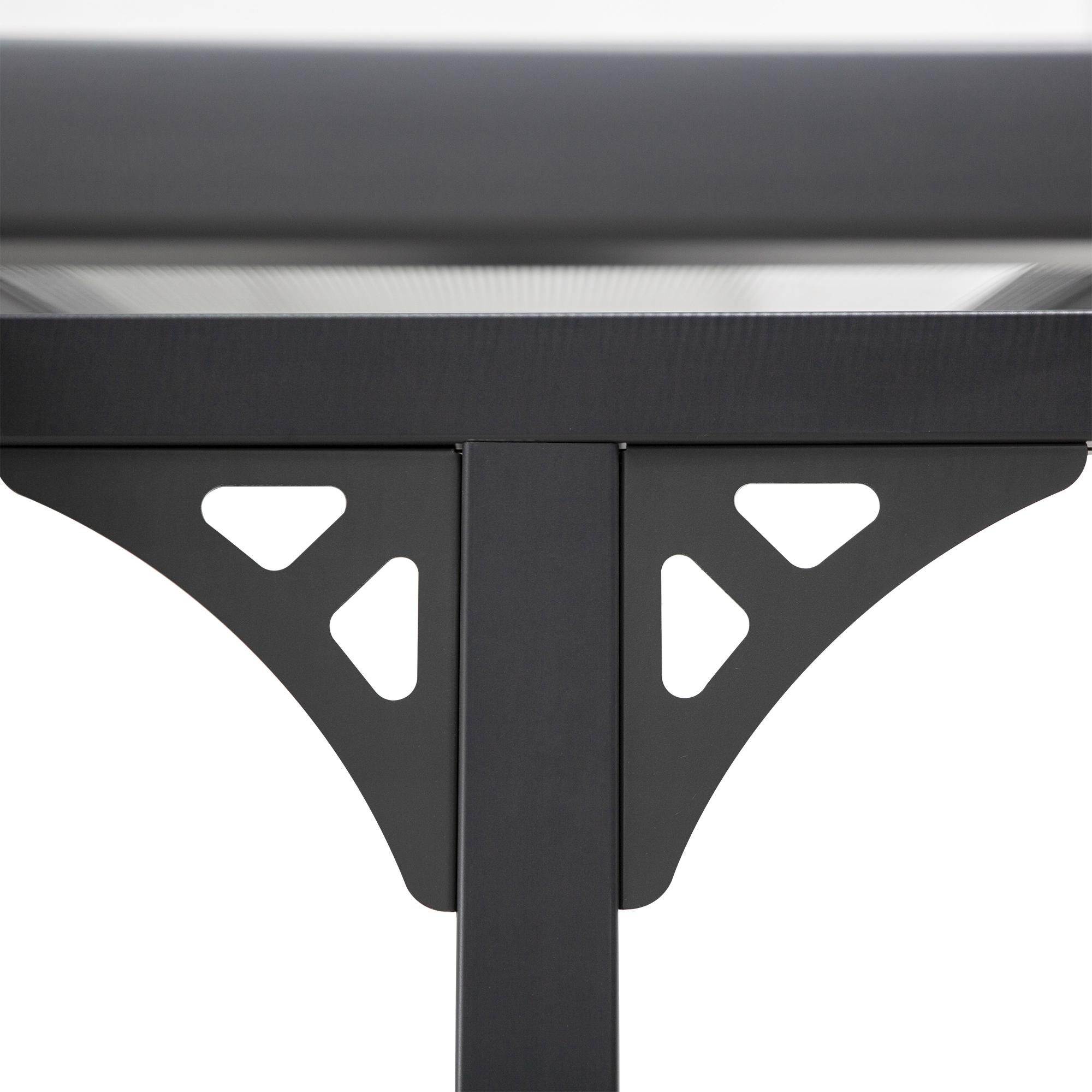 Outsunny Pergola Pavillon  4.35 x 3.02 m Gartenpavillon Überdachung Zelt 231-250 cm höhenverstellbar Sonnenschutz Terrassendach Anbaupavillion Aluminium Grau