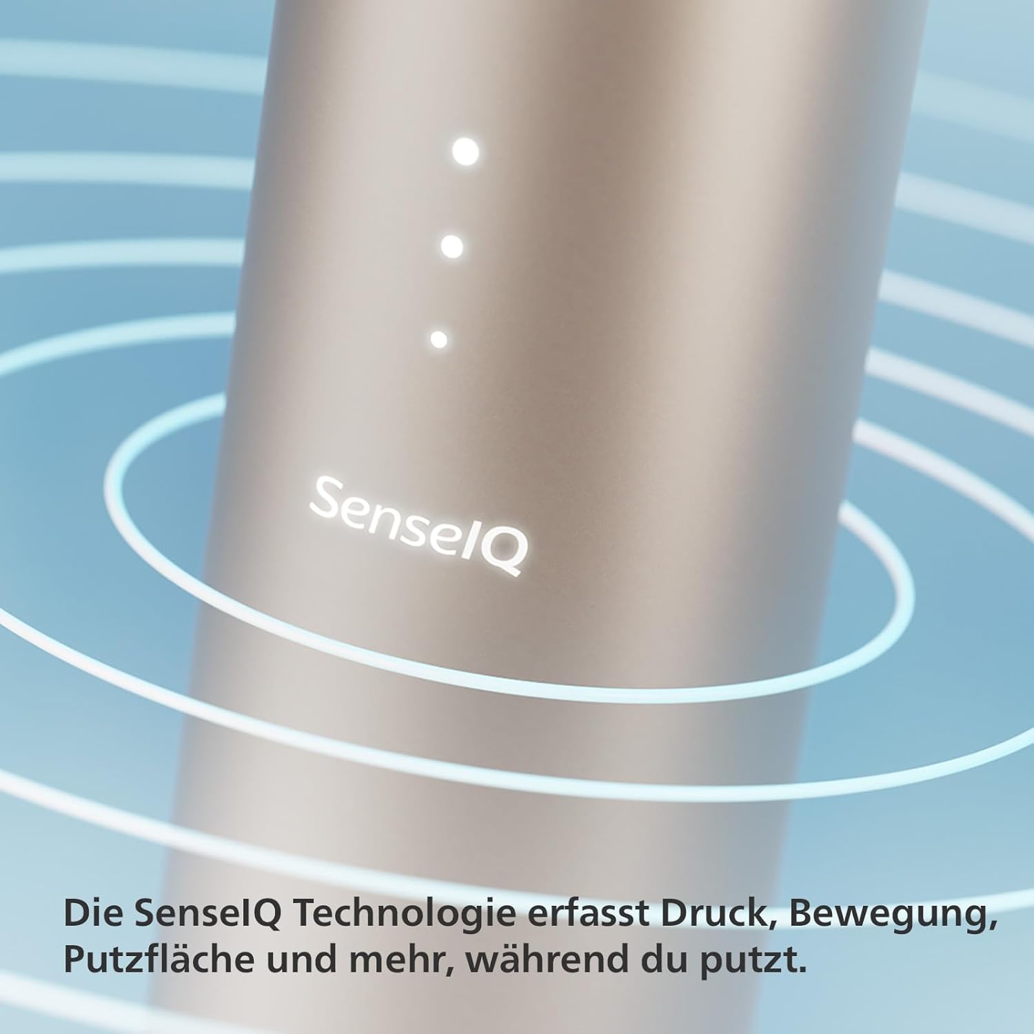 Philips Sonicare DiamondClean Prestige 9900 – Elektrische Zahnbürste mit SenseIQ, A3 Premium-All-in-One-Bürstenkopf und Ladeetui in Mitternachtsblau (Modell HX9992/12)