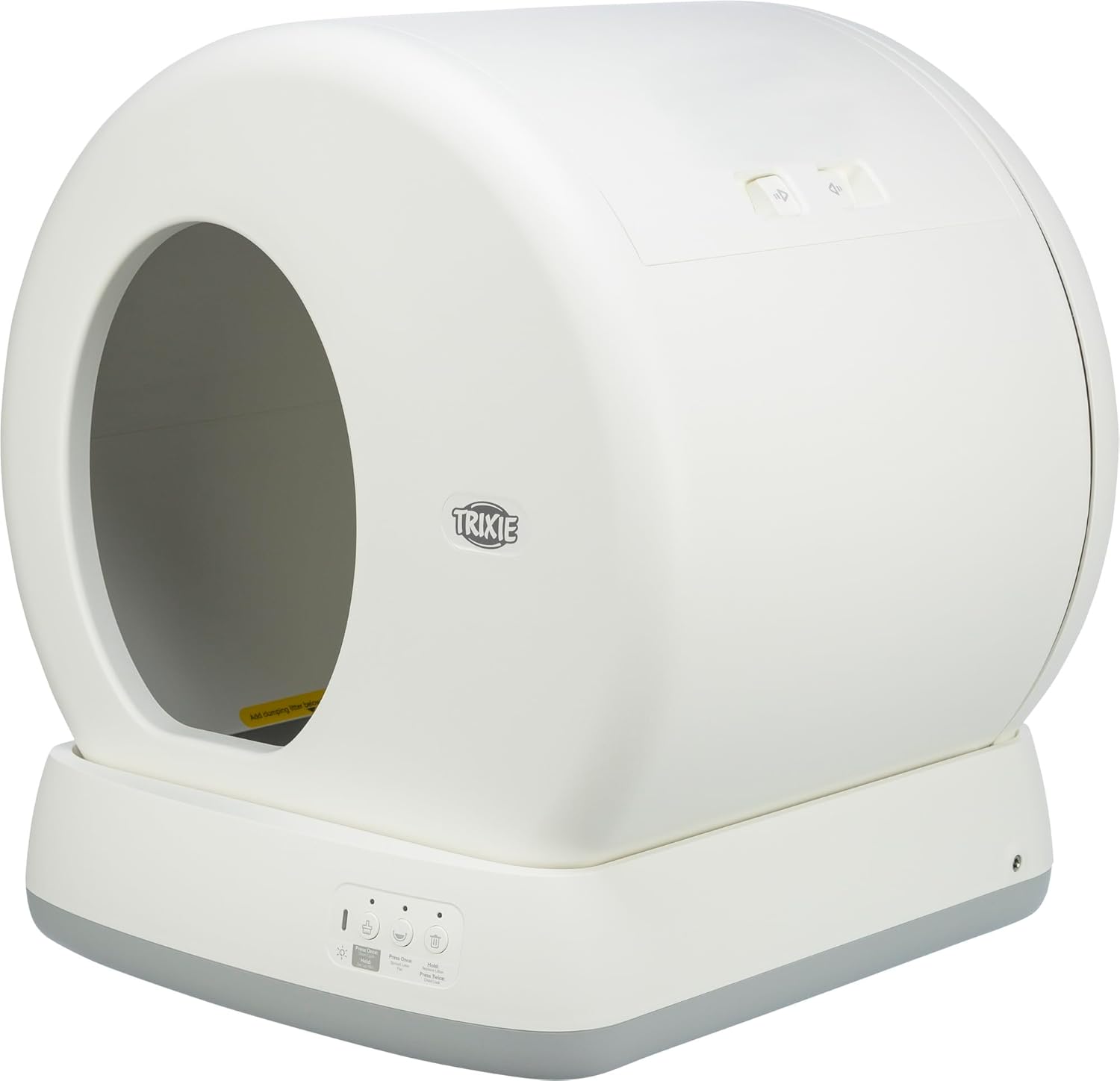 TRIXIE selbstreinigende Katzentoilette 53 x 55,5 x 52 cm – für anhaltende Sauberkeit – praktisches, elektrisches Katzenklo für Katzen ab 1,5 kg / 4 Monaten – leise & sicher - 40040