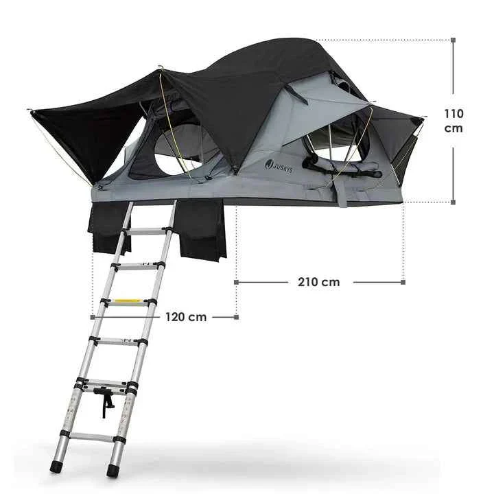 Autodachzelt fr 2 Personen Lago mit Matratze