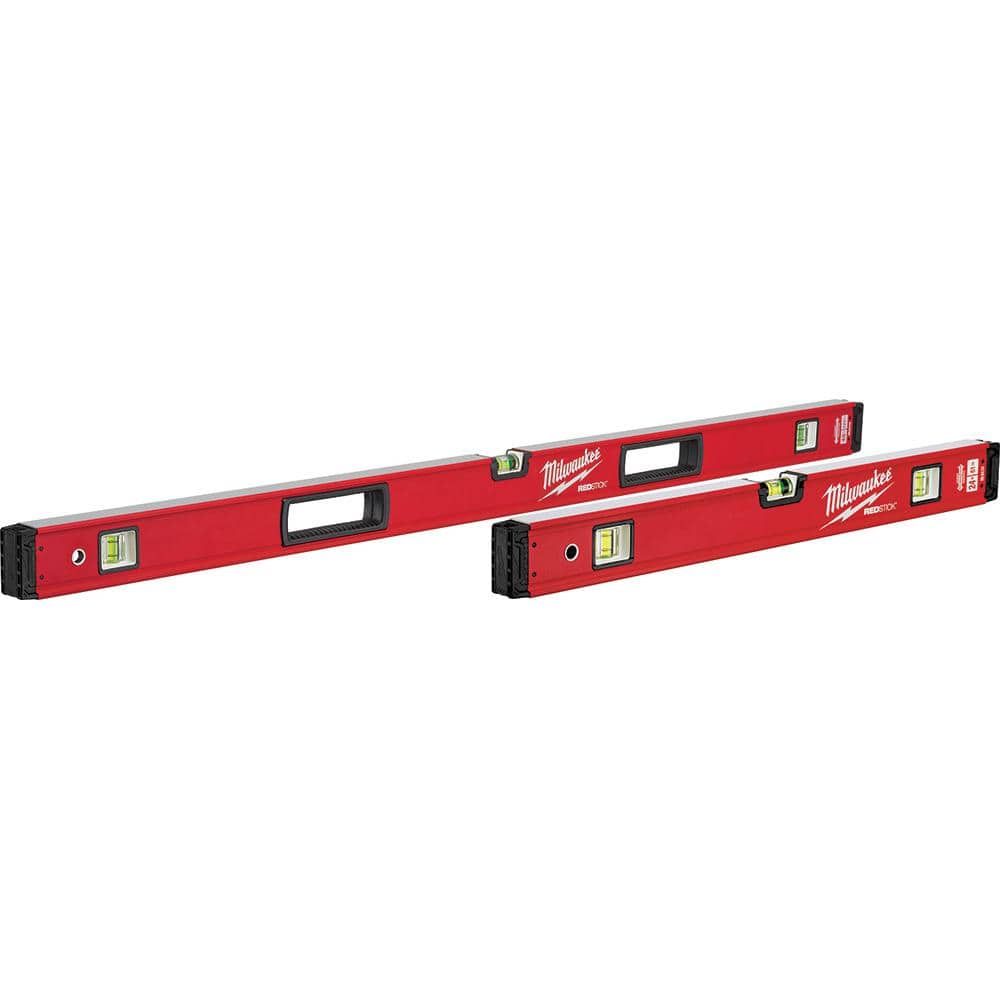 10 in. /24 in. /48 in. /78 in. REDSTICK Magnetic Box and Torpedo Level Set MLBXCM78