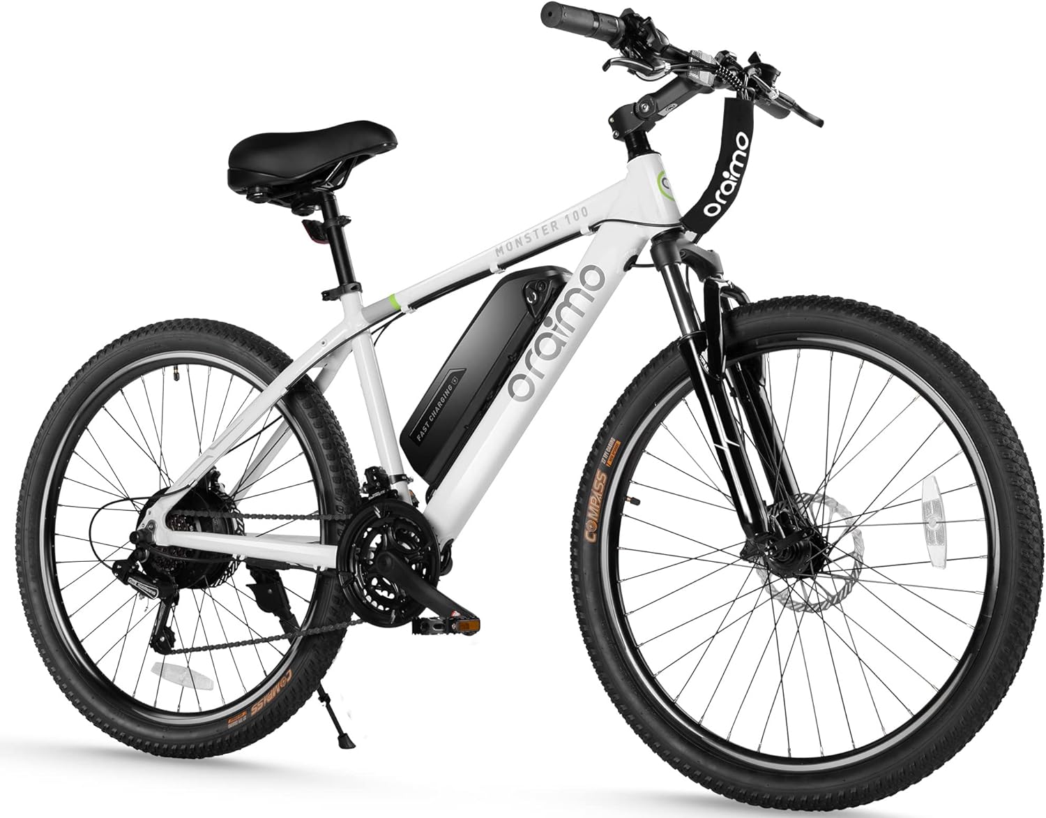 Adult Electric Bike, 350W BAFANG Motor (500W Peak), 4A 3H Fast Charging, 468Wh Li-Ion Battery, 21 Speed Gears, Air Saddle, 45 Miles 20 MPH 26
