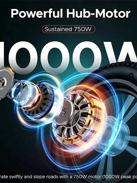 AKEZ Electric Bike for Adults – 1000W 28mph Moped Ebike with 48V 13A Removable Battery, Up to 94 Miles All Terrain Off Road E-Bike with 20*4.0′′ Fat Tire,Full Suspension,7-Speed UL Certified