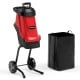 15-AMP Electric Wood Chipper and Shredder Leaf Mulcher with Wheels