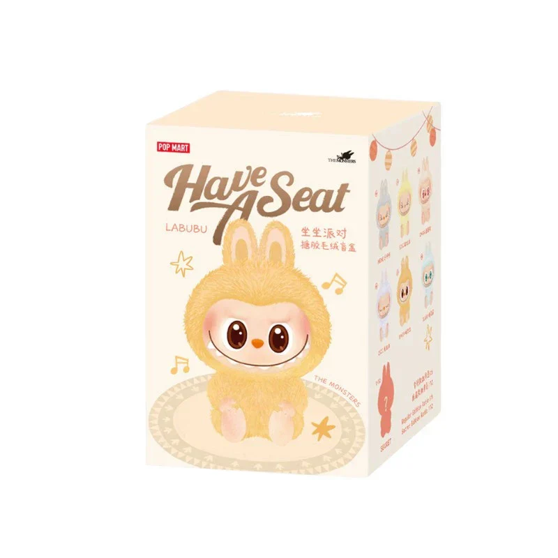 Pop Mart Labubu The Monsters Have a Seat Vinyl Plush Blind Boxes