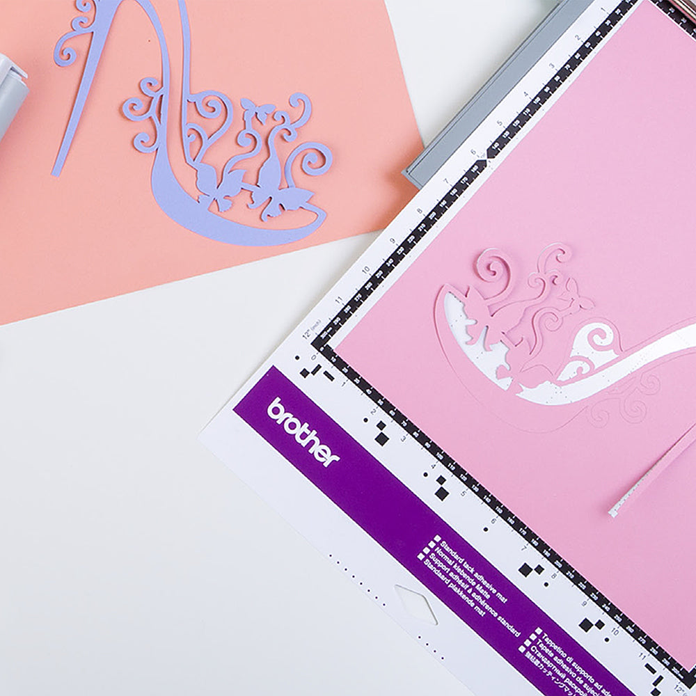 Brother - ScanNCut DX SDX125 Electronic Cutting Machine with Built-in Scanner - Grey/Aqua