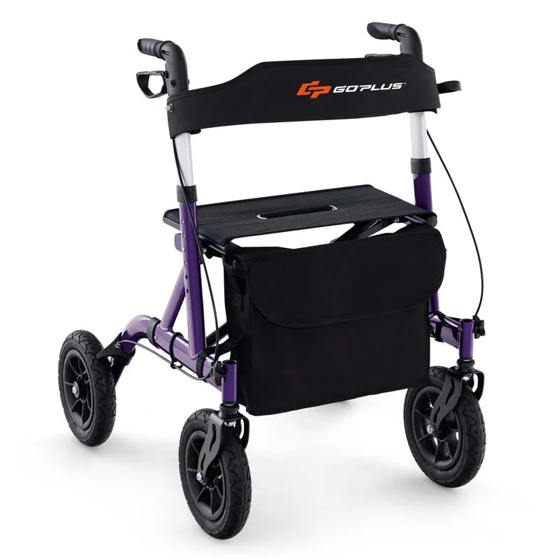 Foldable Rolling Walker with 9.5