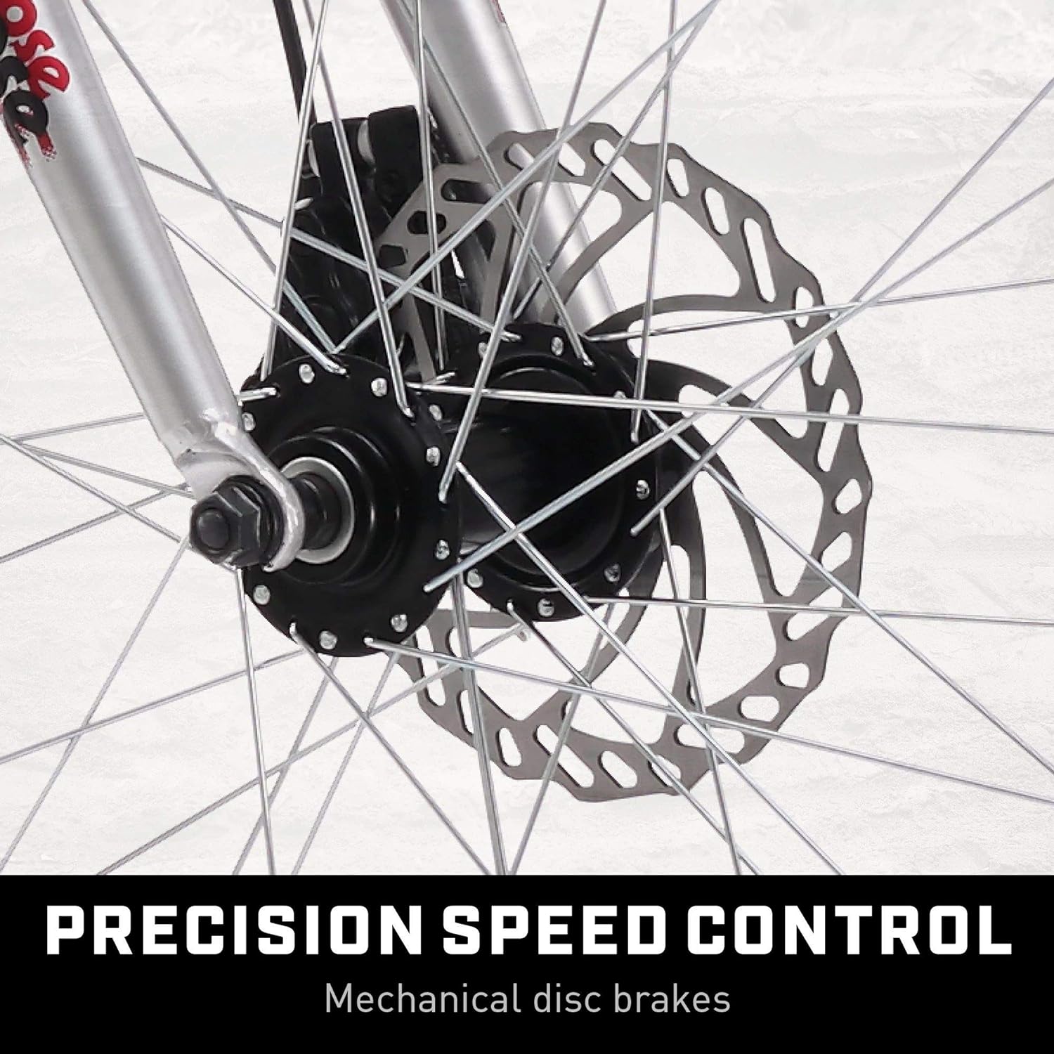 Mongoose Malus Mens and Women Fat Tire Mountain Bike, 26-Inch Bicycle Wheels, 4-Inch Wide Knobby Tires, Steel Frame, 7 Speed Drivetrain, Shimano Rear Derailleur, Disc Brakes