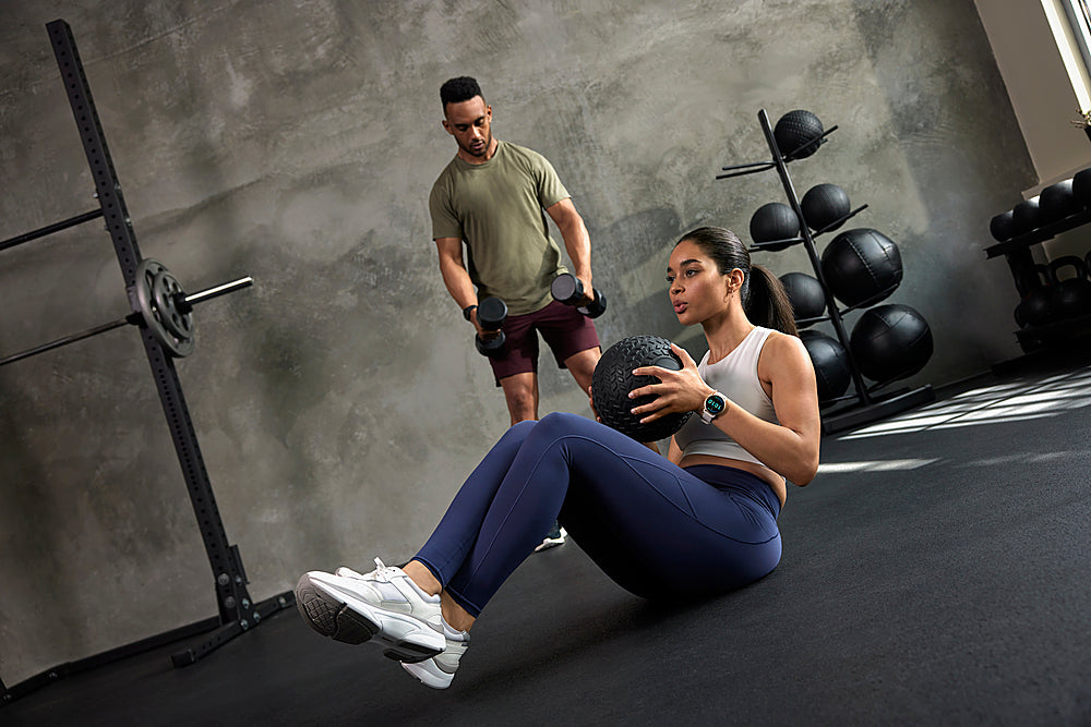 Garmin - vívoactive 5 GPS Smartwatch 42 mm Fiber-reinforced polymer - Metallic Navy Aluminum and Navy