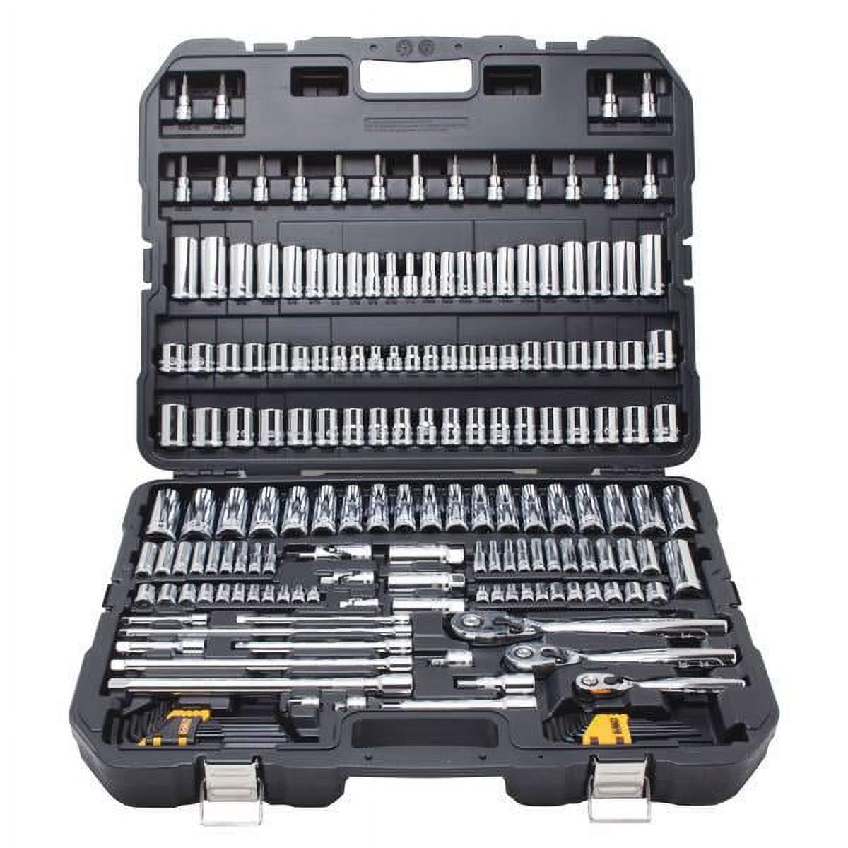 2023 DEWALT Mechanics Tool Set  SAE and Metric  1/2  1/4  3/8 Drive Sizes  192-Piece (DWMT75049)