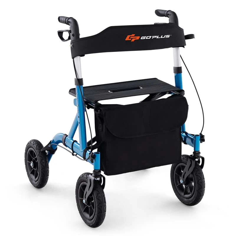 Foldable Rolling Walker with 9.5