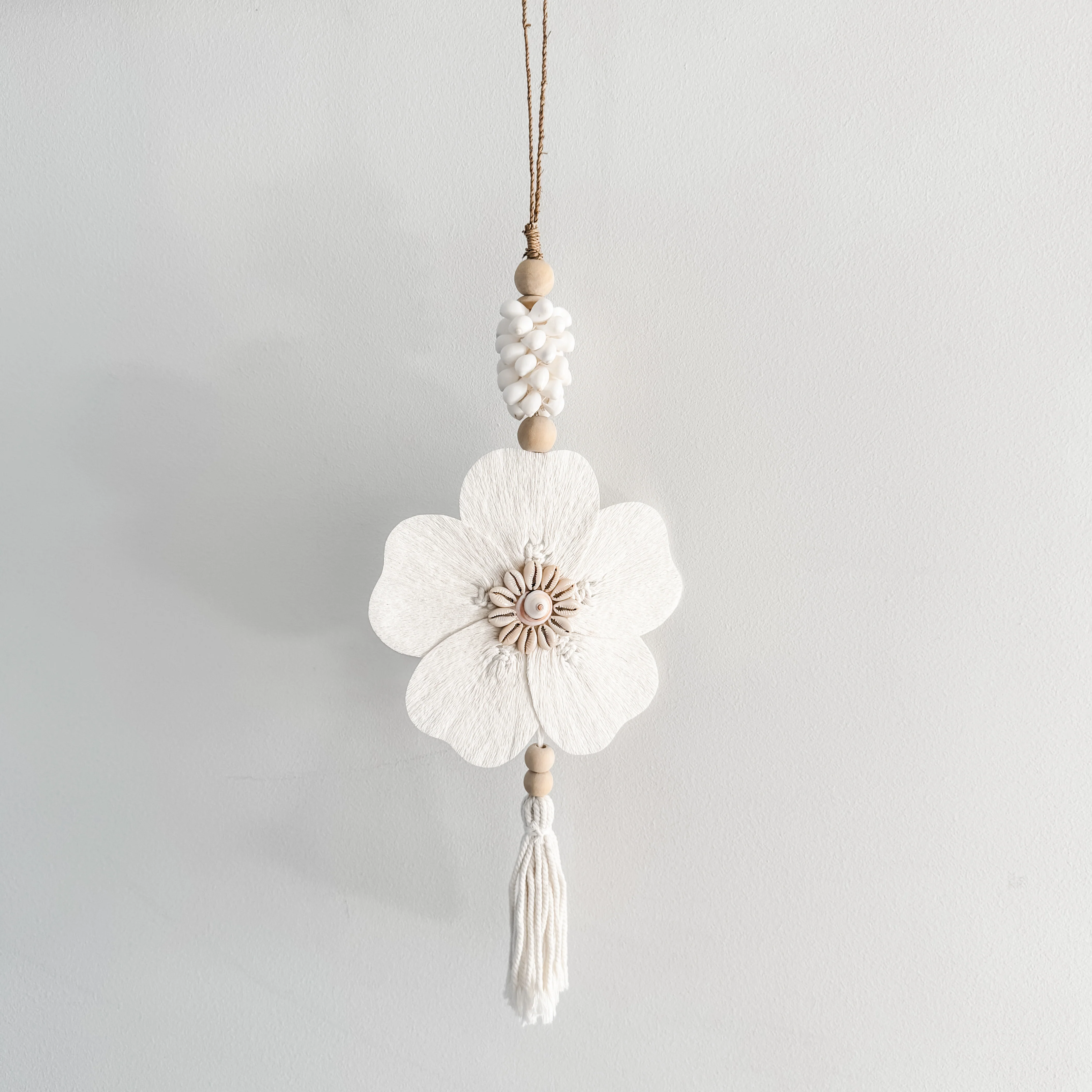 Flower & White Shell Tassel Preorder