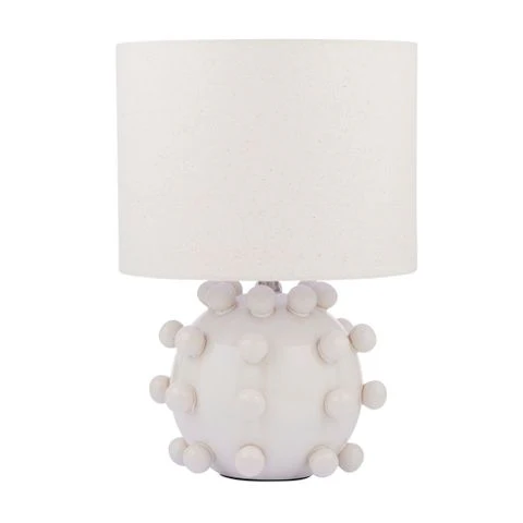 Pip Ceramic Table Lamp 35x53cm �C Ivory Preorder