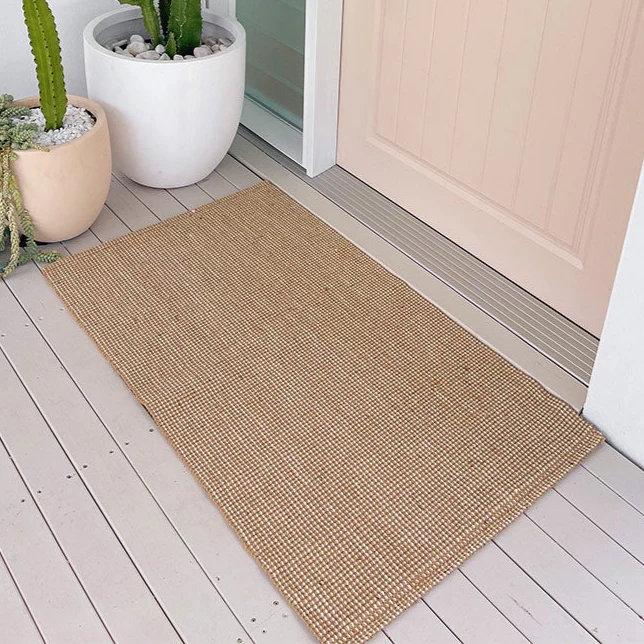 White Natural Jute Underlay