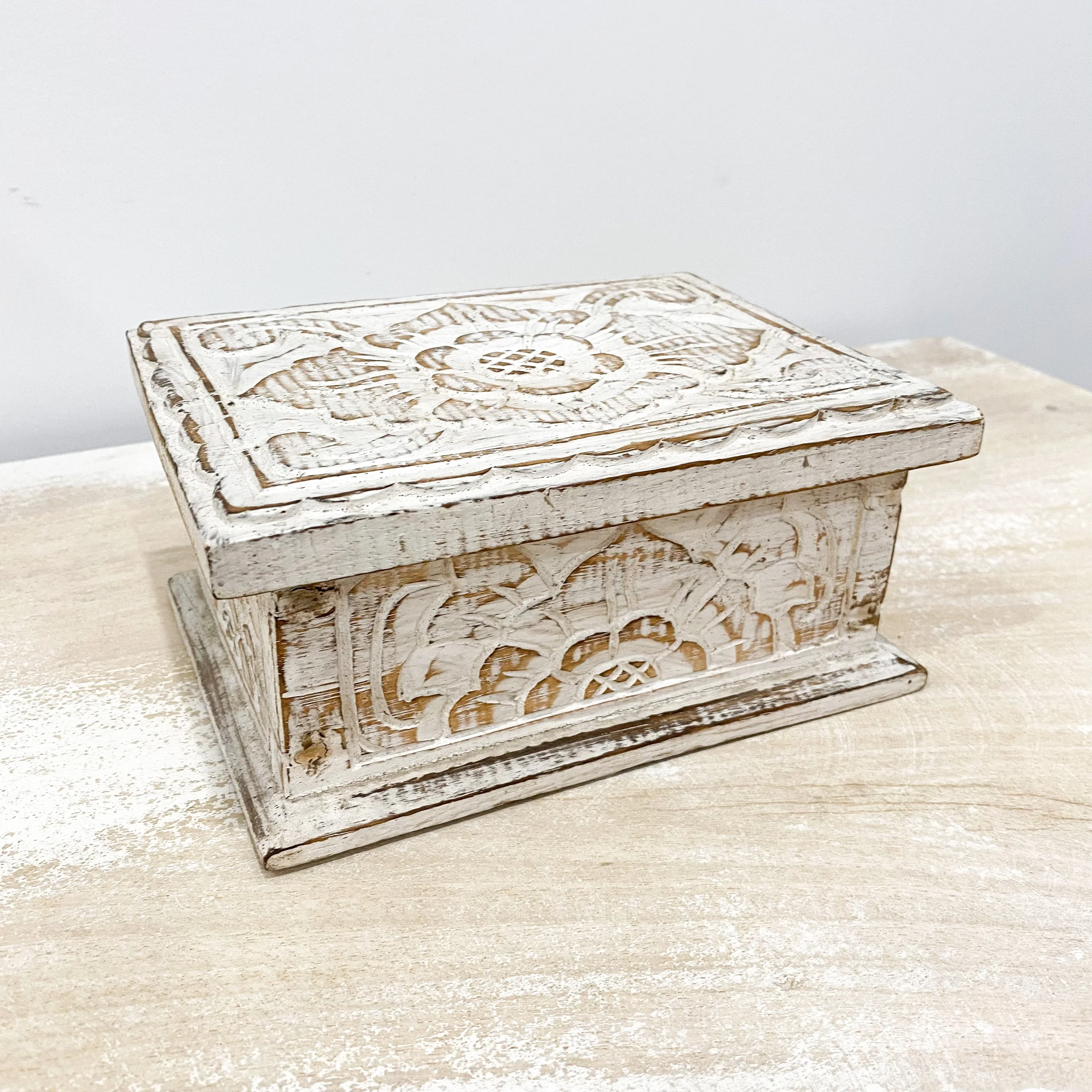 Flower Box | White Washed