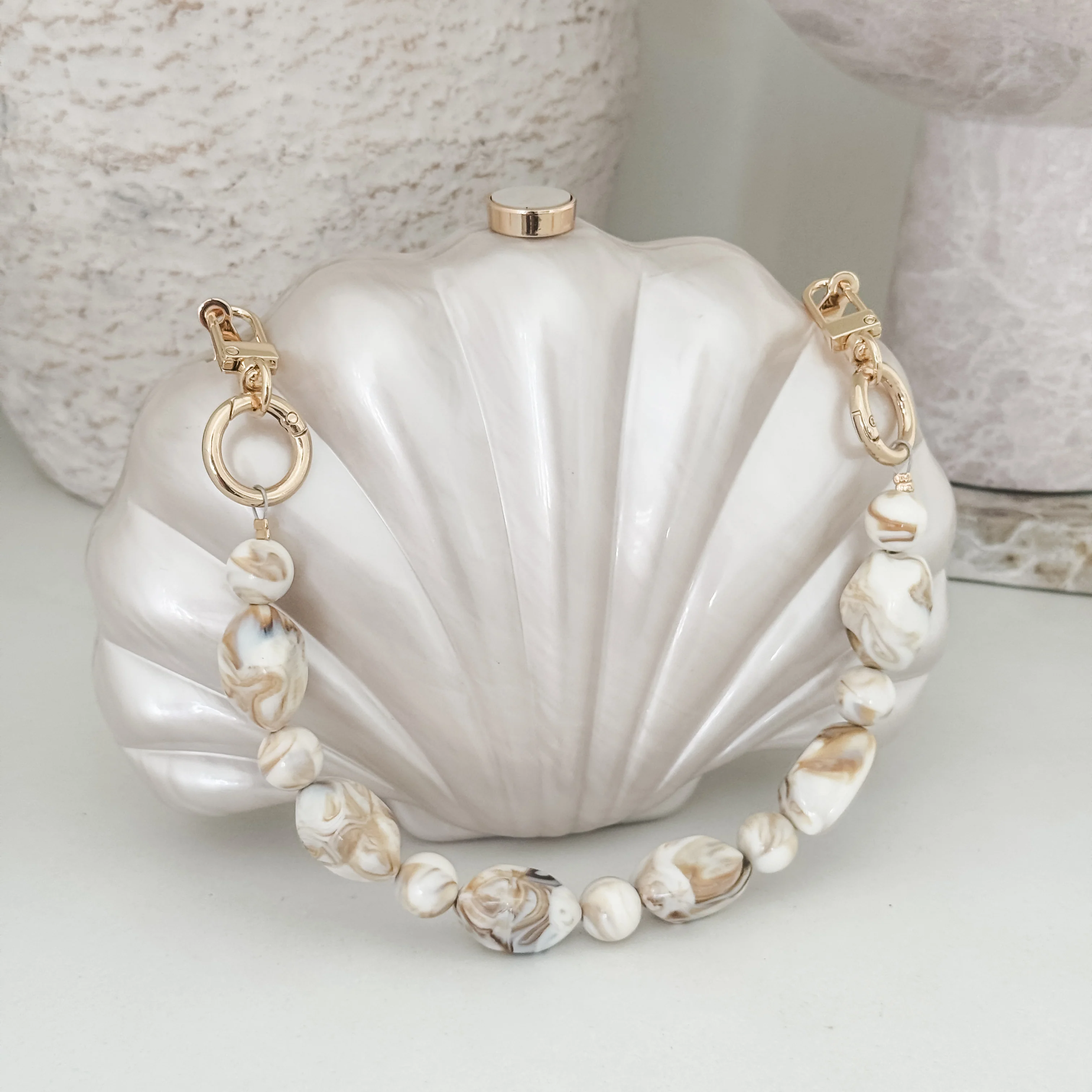Pearl Shell Clutch Handbag | Willow & the Waves Collection Preorder