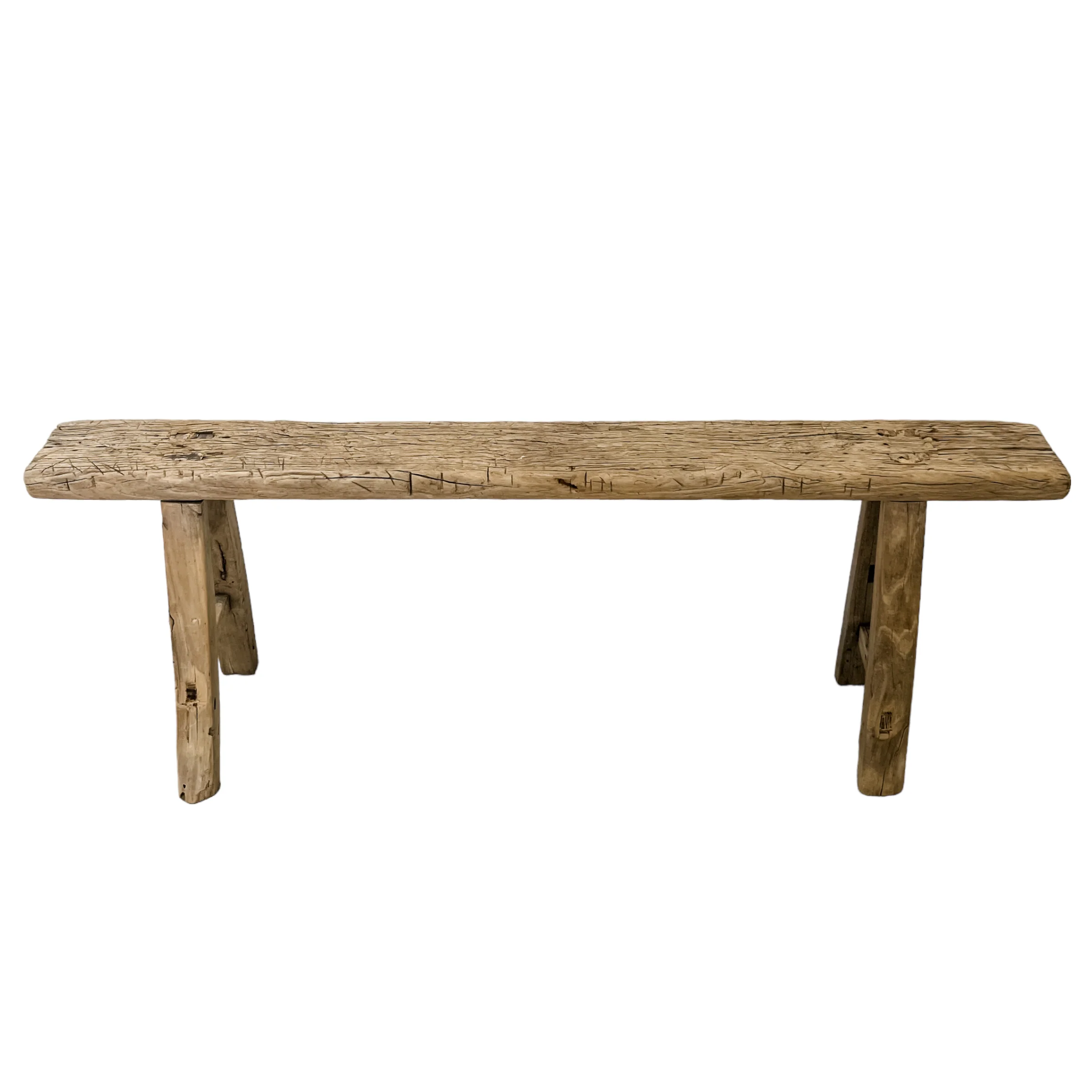Chinese Elm Bench | Skinny