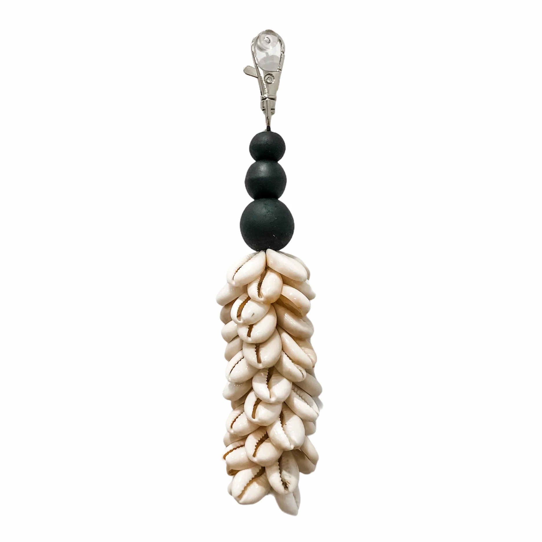 Cowrie Key Ring | Black
