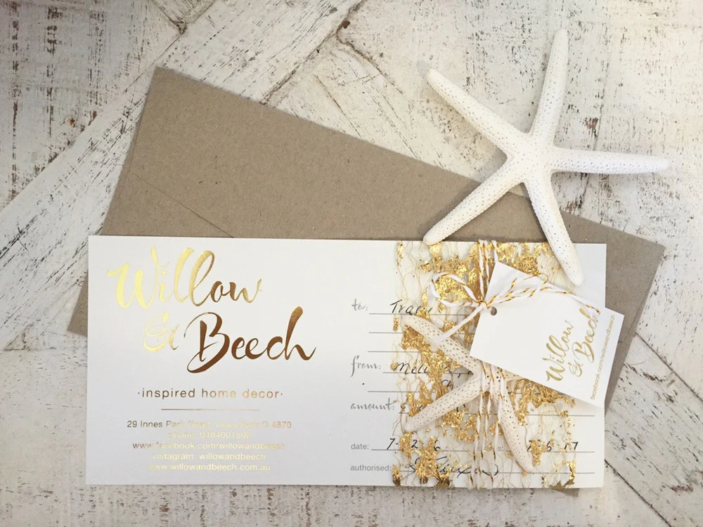 Willow & Beech Gift Voucher