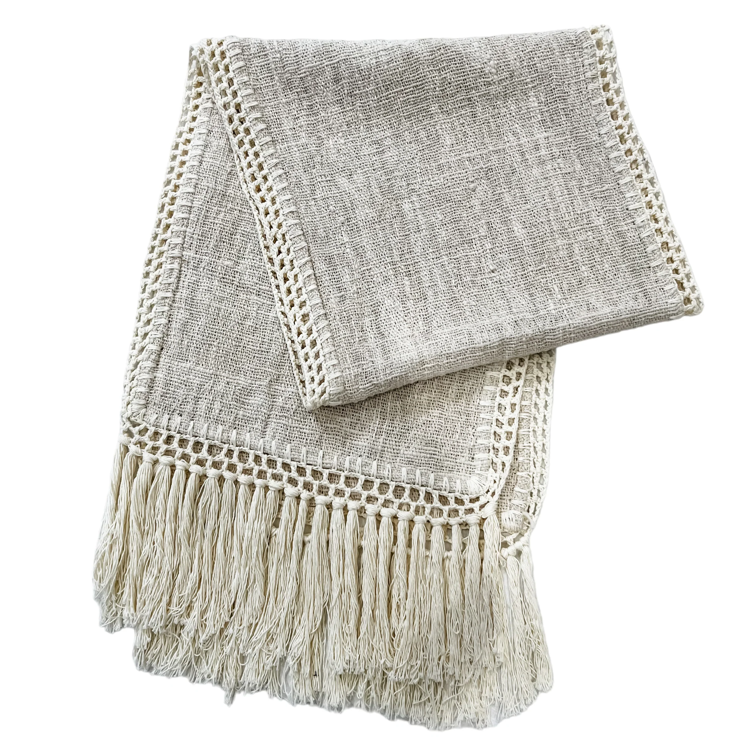 Salt Bed Runner | Table Runner | Fringe | 40x180cm Preorder