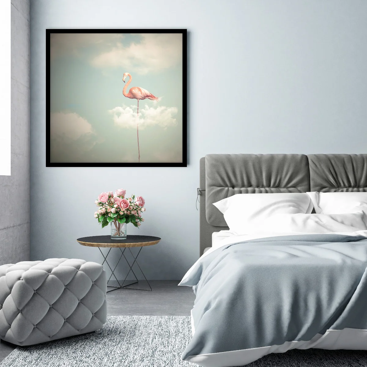 Flamingo Illustration juliste