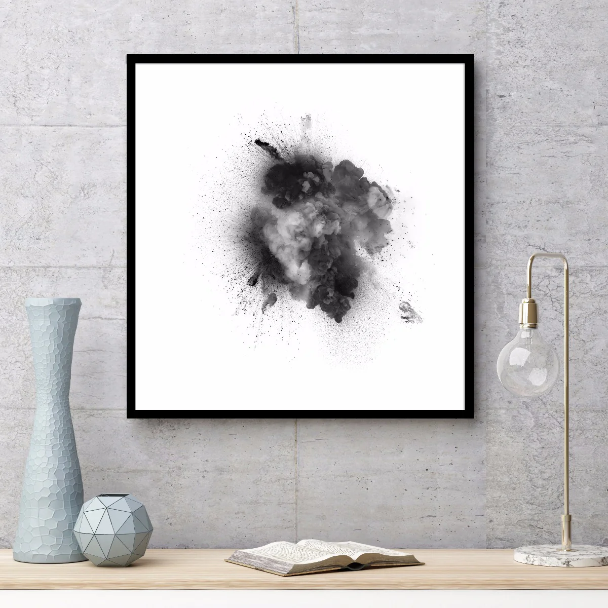 Black Explosion Illustration juliste