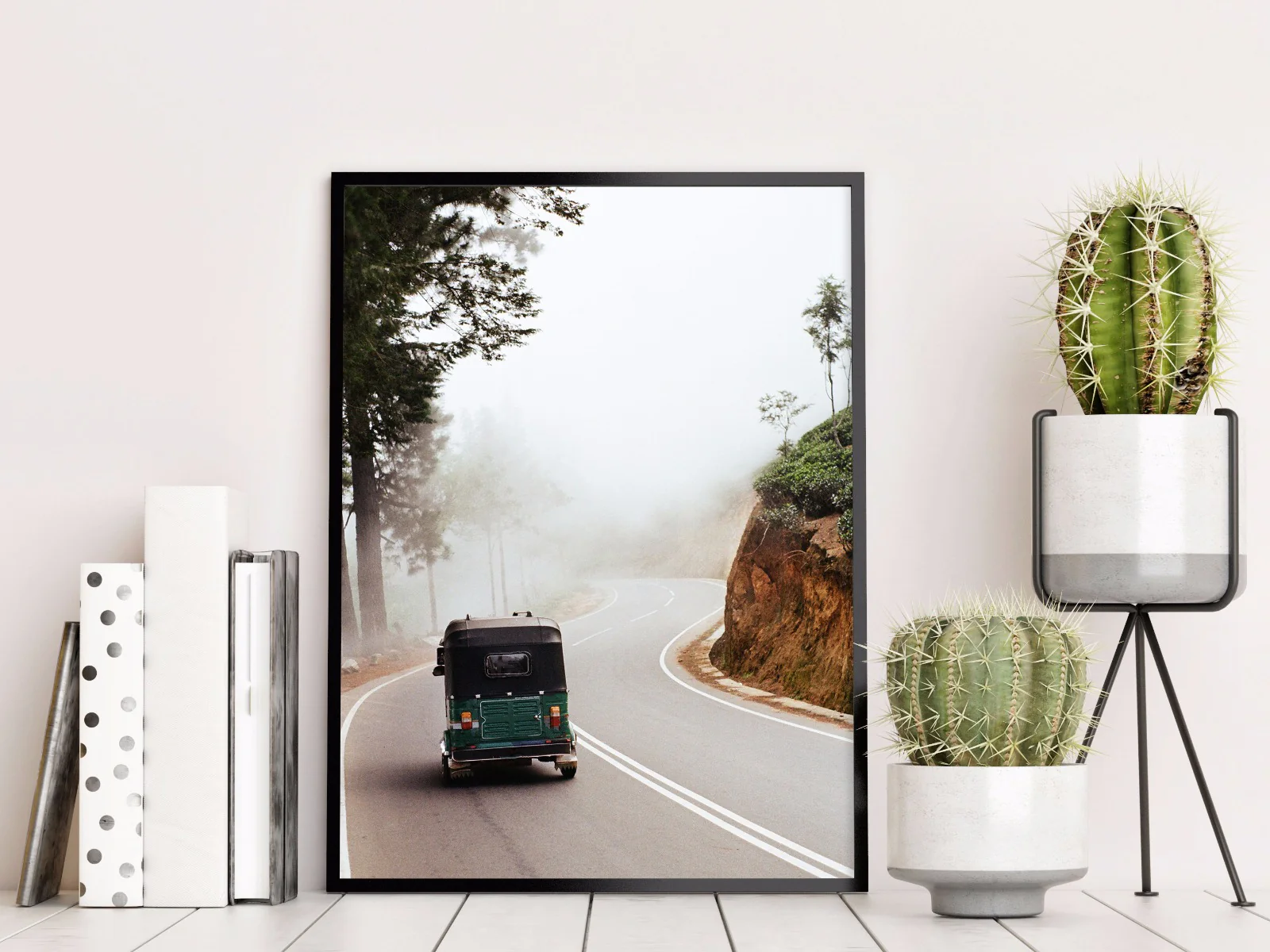 Sri Lanka Tuk Tuk on Mountain juliste