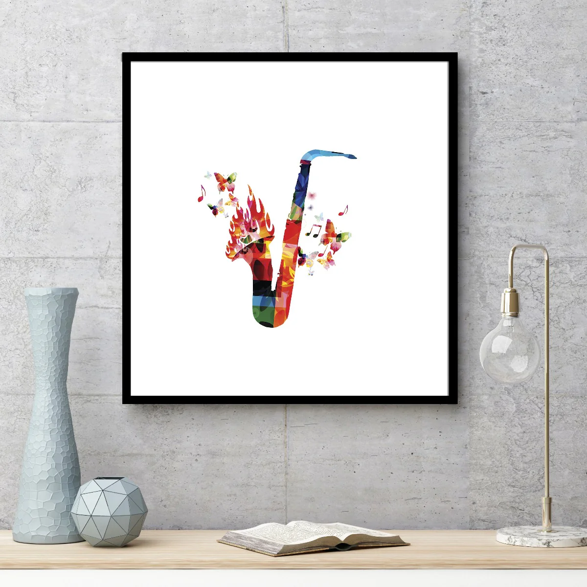 Saxophone illustration juliste