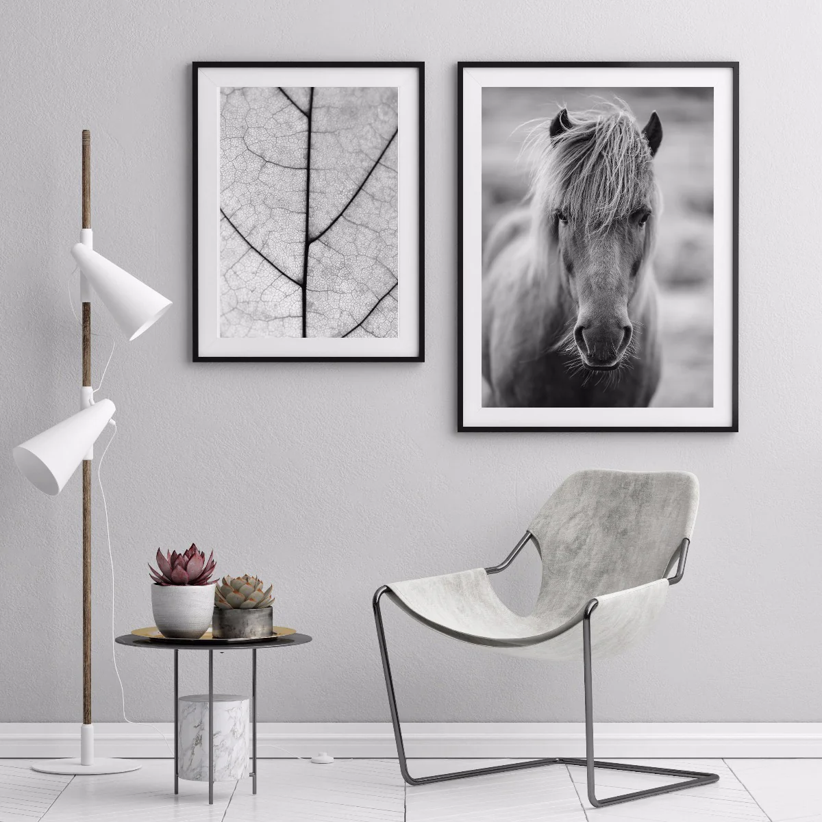 Icelandic Horse Portrait juliste