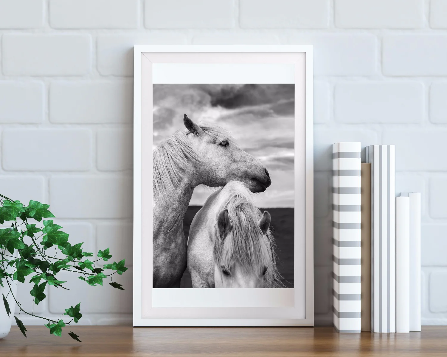 Horses in Scotland Portrait juliste