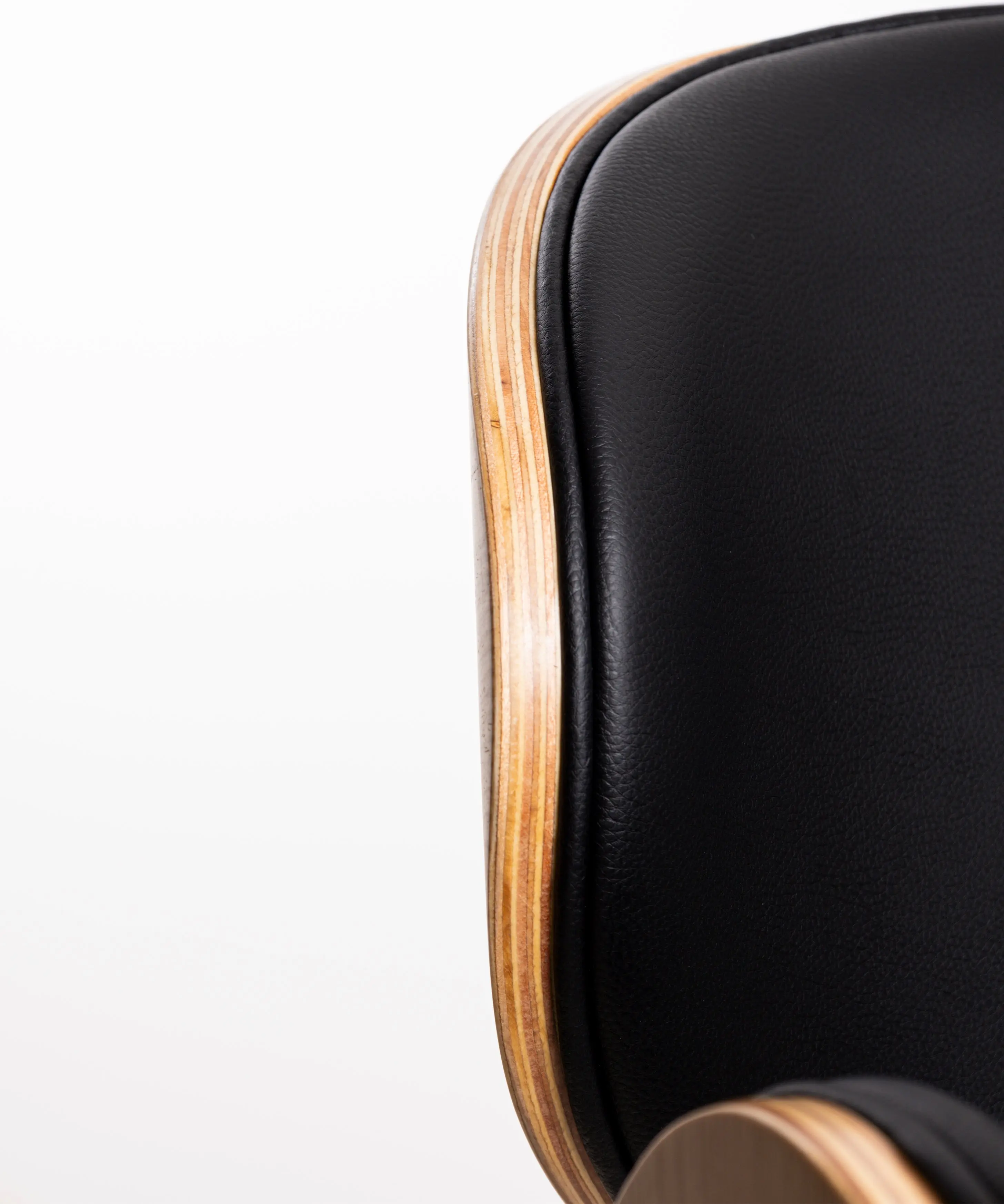 Taburete de Madera y Polipiel Regulable Shelley