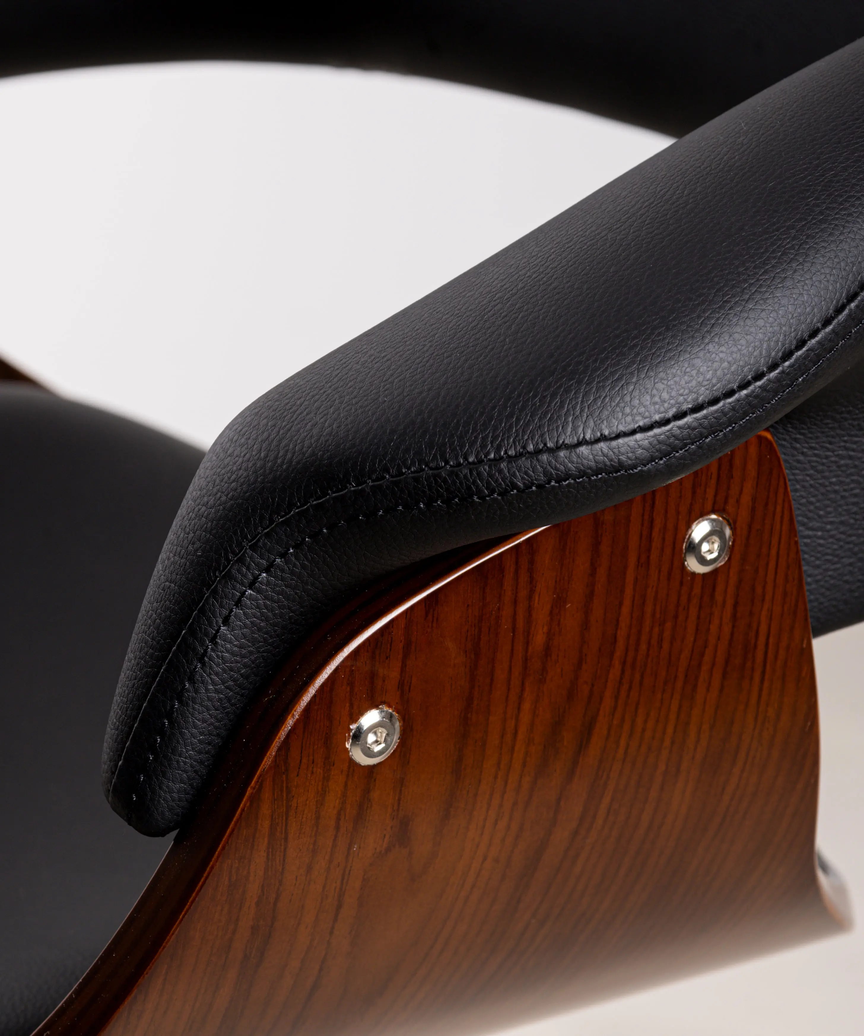 Taburete de Madera y Polipiel Regulable Beckett