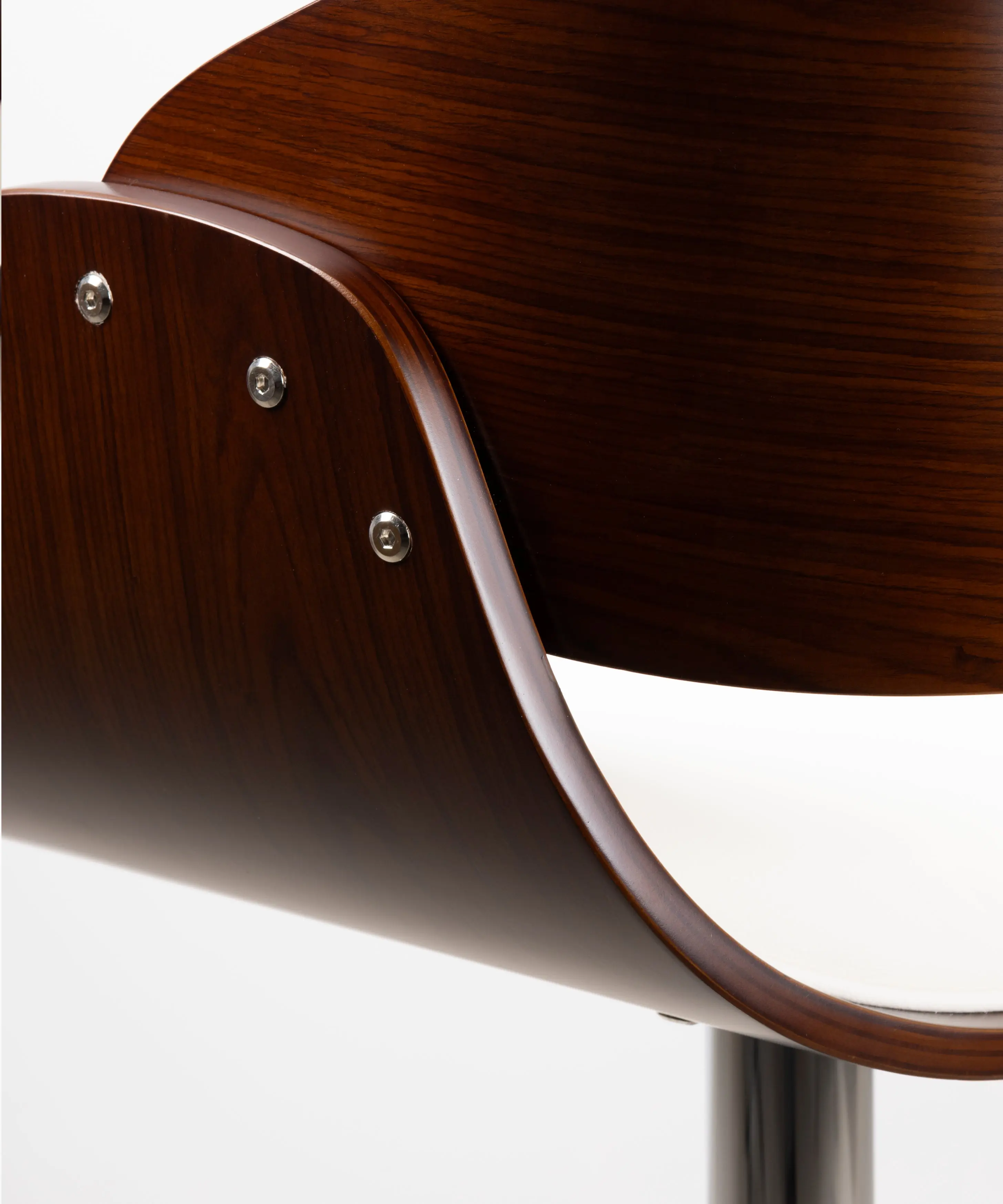 Taburete de Madera y Polipiel Regulable Debbie