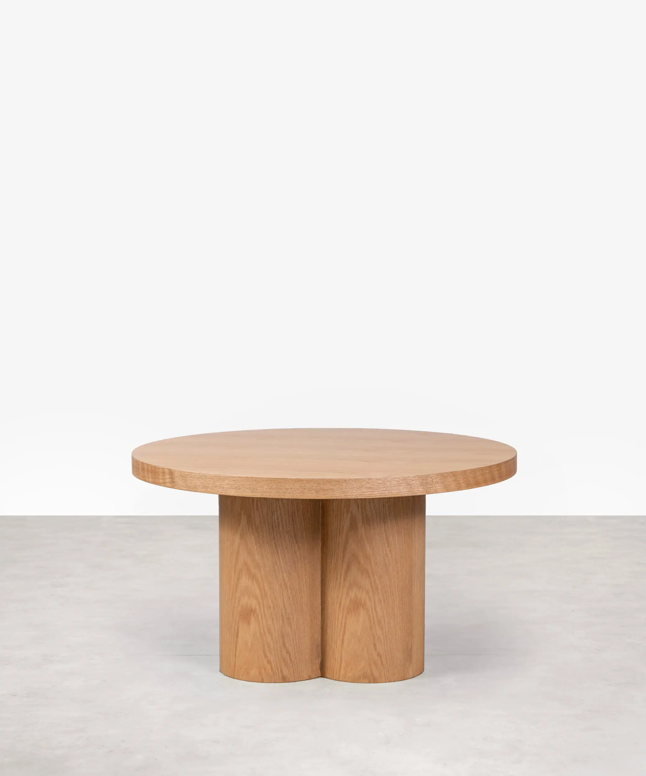 Mesa de Centro Redonda en Madera Odette (80 cm)