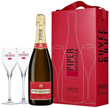 Piper Heidsieck Brut Champagne With Gift-Set 75CL