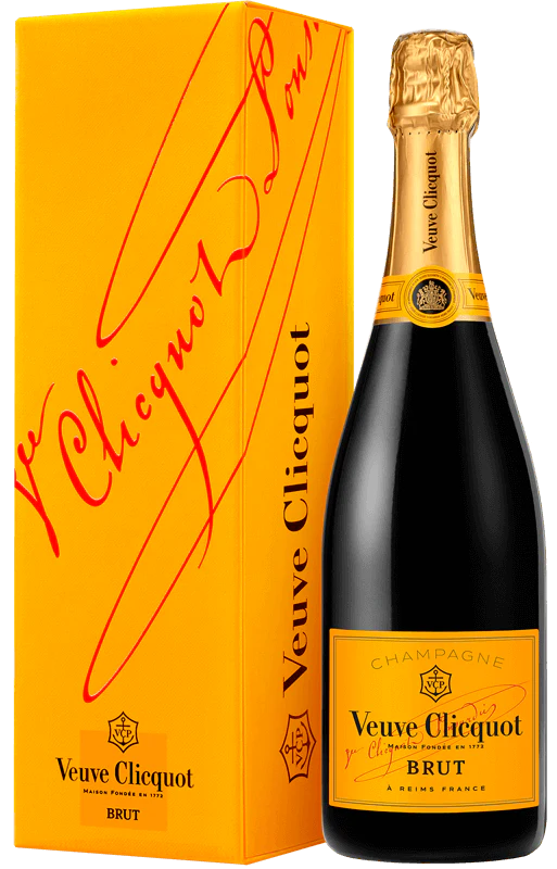 Veuve Clicquot Yellow Label Brut Champagne With Gift Box 75CL
